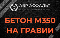 Бетон М350 на гравии в Волоколамске